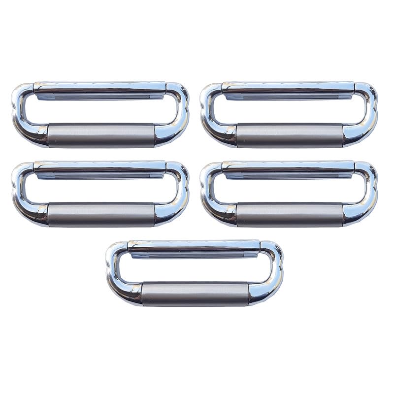 Rawk Stainless Steel Round Chest 4 inch Silver Chest,Drawer kadi,knobs,Drawer kadi Pull Handle for Drawer/Cabinet/Door/Wardrobe Pull Handle (C.P,Pack of 2) (B09DHT98BG) Amazon Price History, Amazon Price Tracker