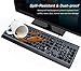 CaseBuy Keyboard Cover for Lenovo 510 Wireless Keyboard GX30N81775 4X30M39458, Lenovo Wireless Keyboard Protector Skin, Keyboard Accessories, Black