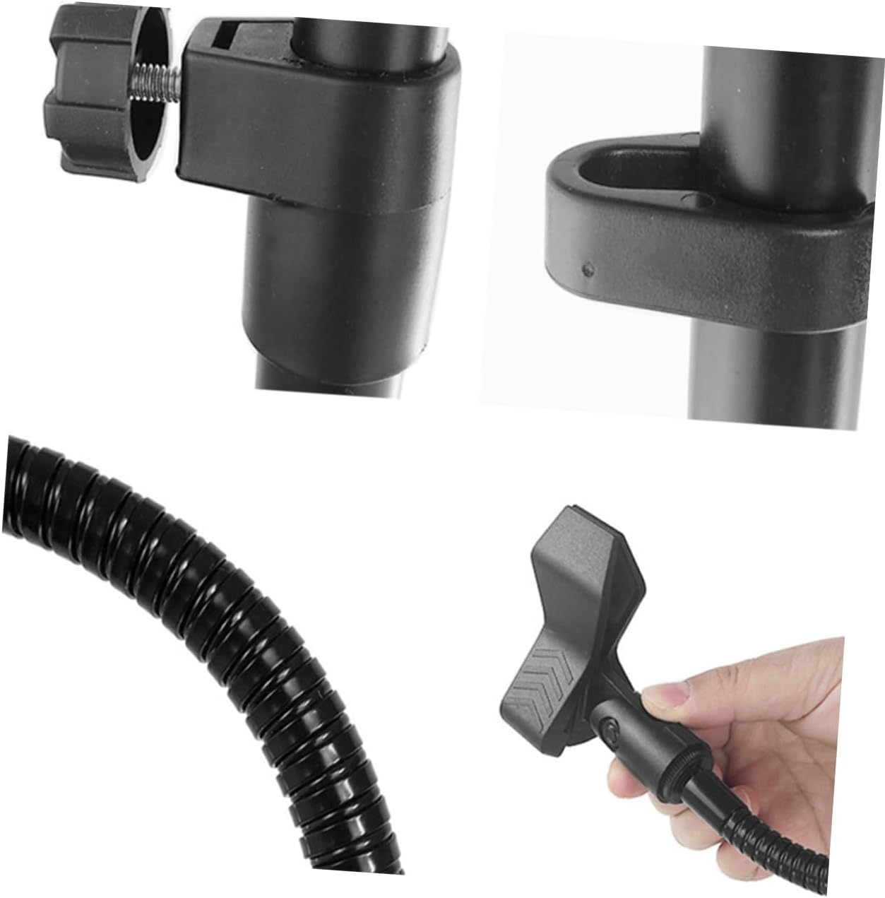 Professional Adjustable Tripod Microphone Stand Sturdy Base for Stage Use Floor Mic Bracket for Recording and Live Streaming