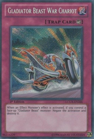 YU-GI-OH! - Gladiator Beast War Chariot (LCGX-EN266) - Legendary Collection 2 - 1st Edition