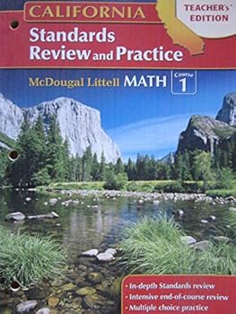 Paperback McDougal Littell Middle School Math California: Standards Review and Practice Teacher Edition Course 1 Book