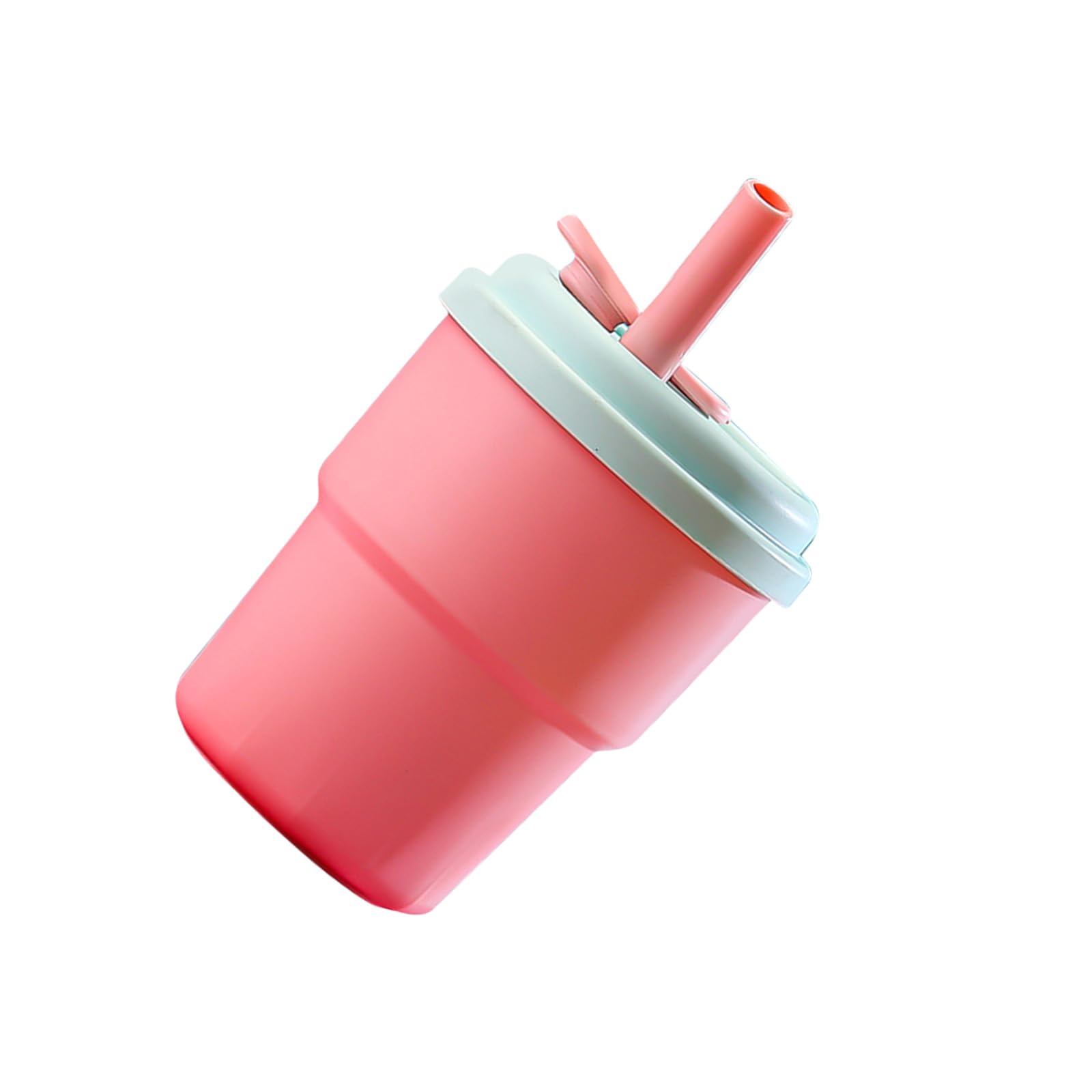 Nucelit Leak Proof Water Bottle with PP Materials 380ML Drinking Cup with Straw for Home Outdoor Use Drinkware