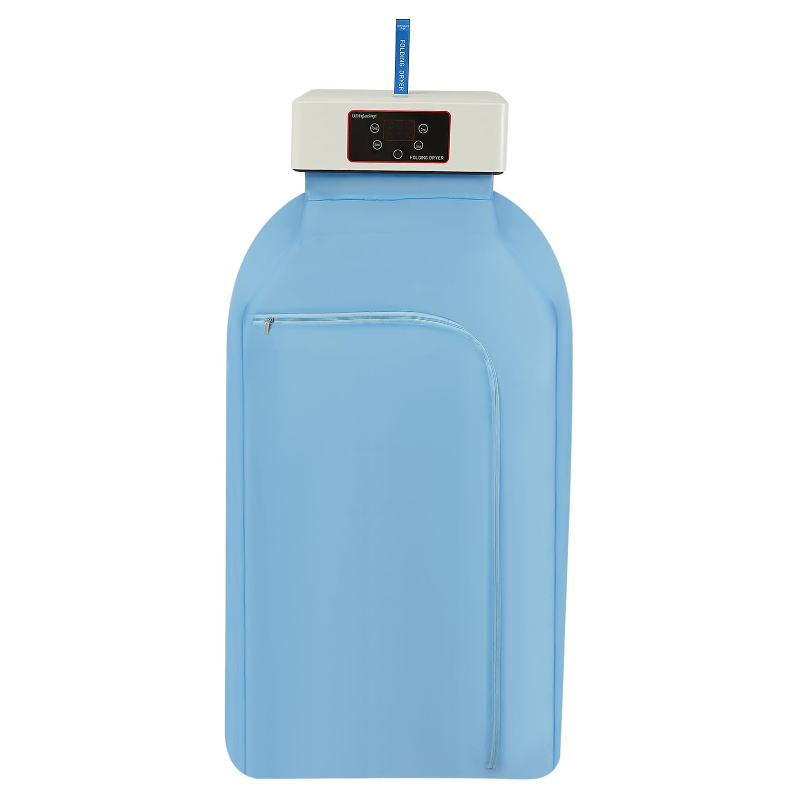 Secador de bomba de calor portátil de 600 W, secador eléctrico pequeño con mando a distancia, tres modos de secado, 20-600 minutos, secador de aire caliente pequeño