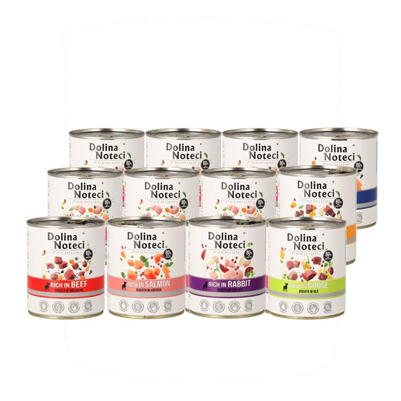 DOLINA NOTECI Premium Mokra karma dla psa bogata w... mix smaków 12 x 800 g EDYCJA LIMITOWANA