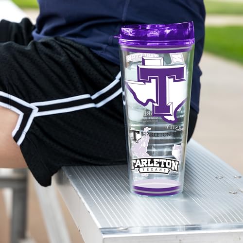 Image of Rico Industries NCAA College Double Wall Mayhem 16oz Or 20oz Tritan Tumbler W Lid