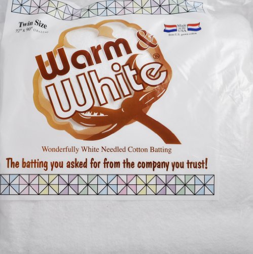 Warm Company 72-Inch By 90-Inch Warm & White Cotton Batting #TOP9