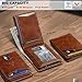 BULLIANT Men Wallet, Slim Leather Wallet Front Pocket Card Holder Gift For Men 11 Slots RFID Blocking