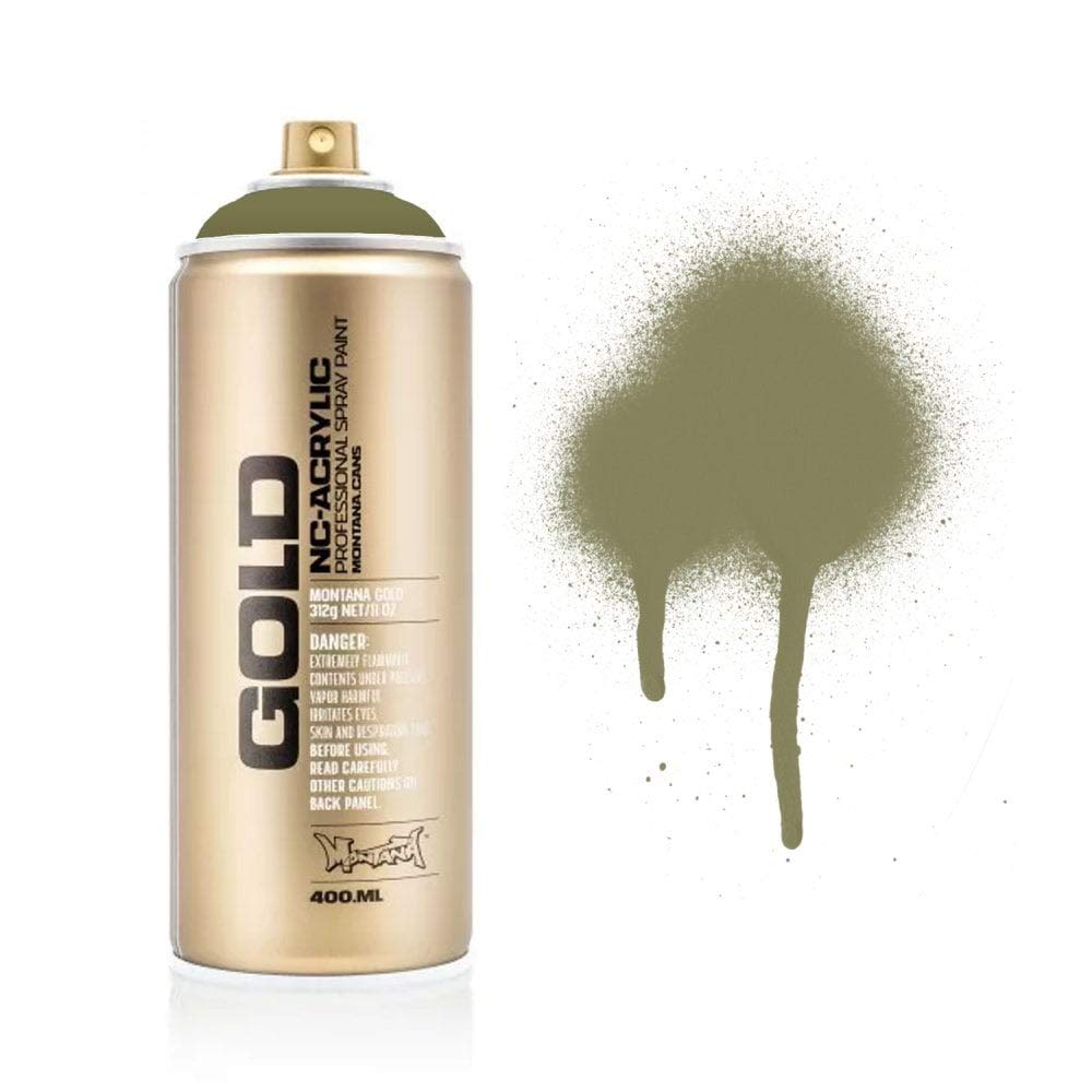Montana Gold Acrylic Spray Paint 400ml Opaque Reed For Art And Craft