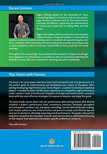image for Play Tennis with Passion: The perfect guide for any player seeking eff