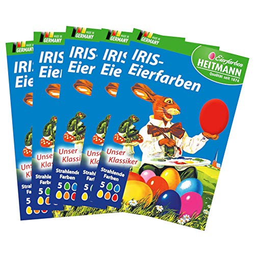 Iris-Eierfarben Tabletten, 5 Packungen