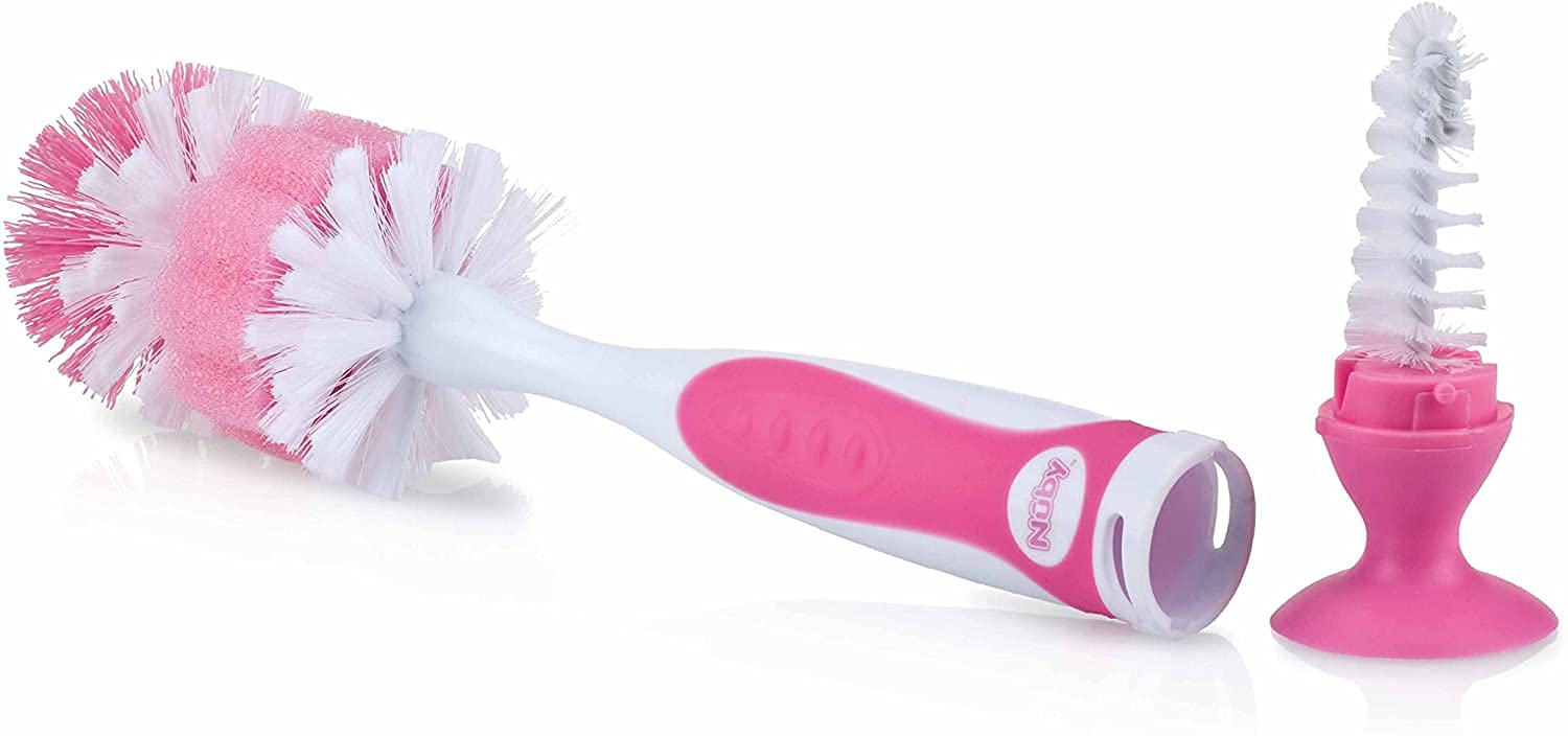 Goupillon Biberon Silicone,3 en 1 bébé Brosse à biberons en Silicone Convient pour Le Nettoyage des tétines, biberons et pailles - Puériculture & Eveil bébé