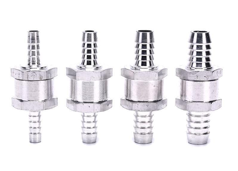 12mm 1/2" Fuel Check Valve, Non-Return One Way Hose Check Valve Silver - Foto 11