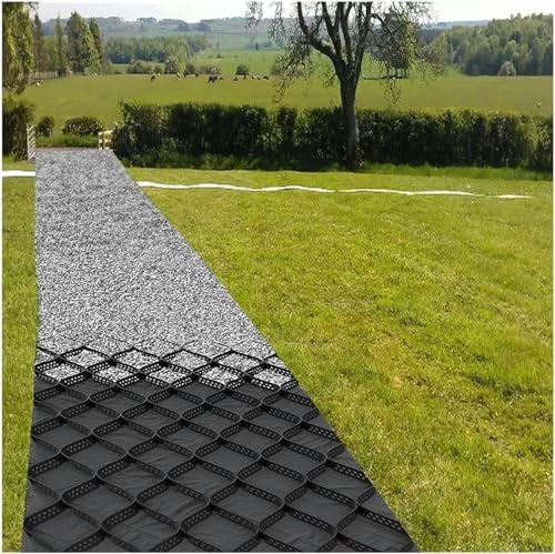 2 Pflasterstein 3x9m (10x30ft) Kies ngitter schneidbar Hochleistungs Tragfähigkeit 3000kg für Einfahrten Terrassen Garten und Schuppenfundte 2 Pflasterstein 3x9m (10x30ft) Kies ngitter schneidbar Hochleistungs Tragfähigkeit 3000kg für Einfahrten Terrassen Garten und Schuppenfundte