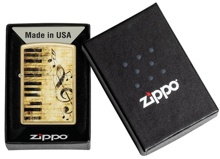Encendedor Zippo Grabado Personalizado Diseño Treble miniatura 5