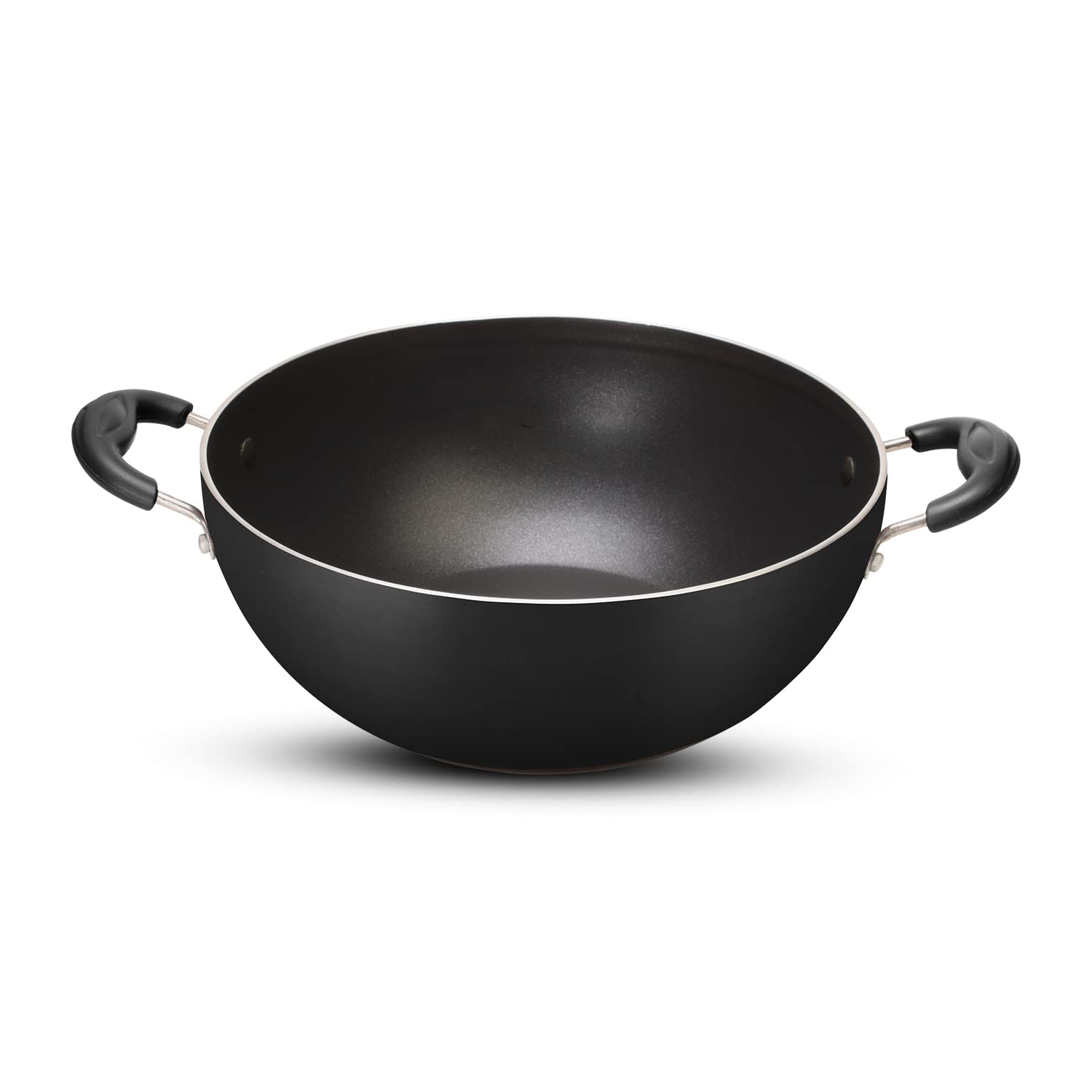 Nirlep 26cm Non Stick Deep Kadai - Induction Compatible -1