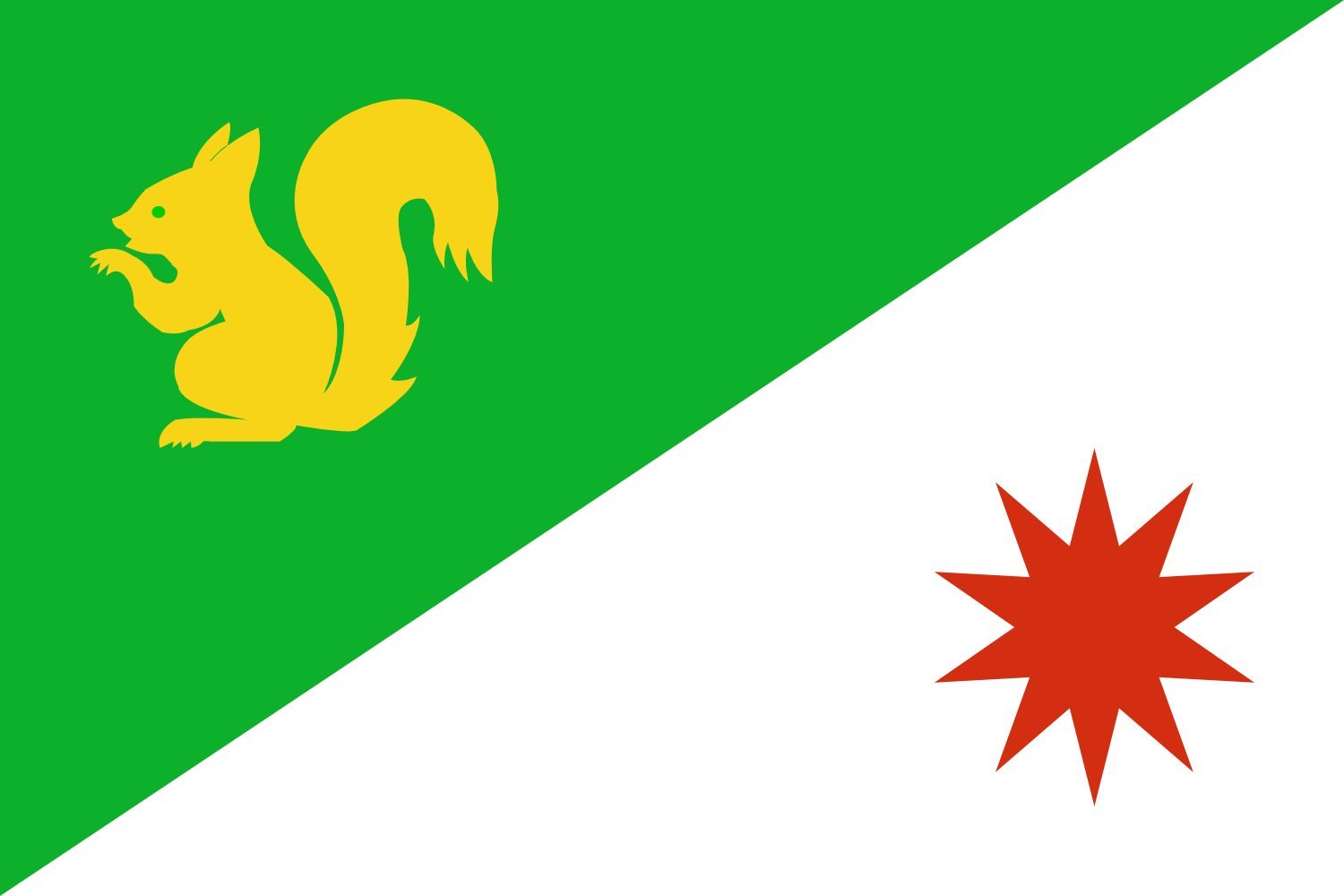 Drapeau Large Somio de la Parroquia de Somió Gijón pour mât