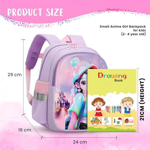 Image of Storite School Bag for Kids 9L (2-5 Years) | Stylish Durable Water-Resistant Kids Bag | Lightweight Shoulder Backpack | Birthday & Diwali Gift