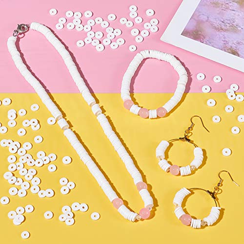 PH PandaHall 3000PCS White Clay Beads - Image 2