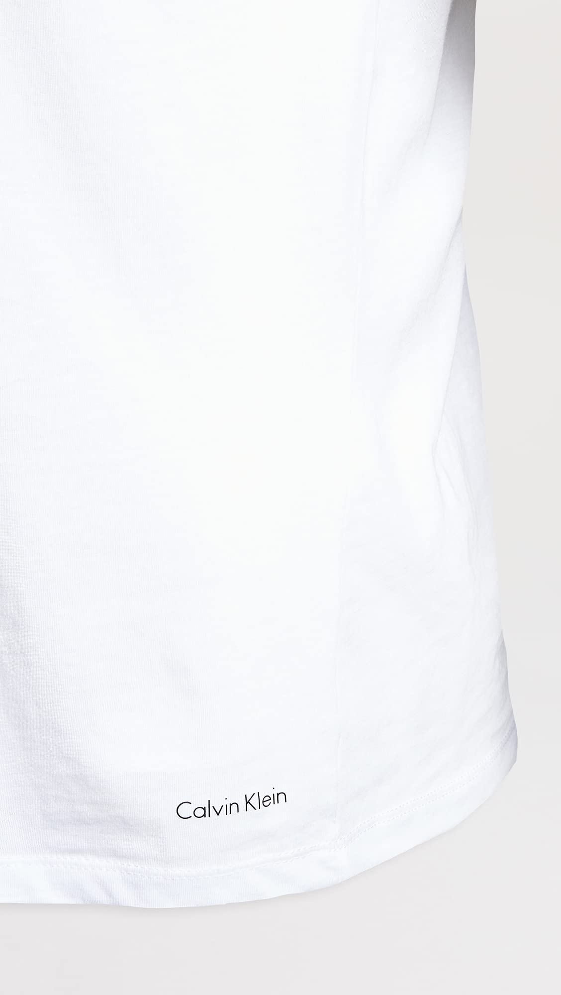 Calvin Klein Męskie podkoszulki bawełniane klasyki 3-pak slim fit koszulka z okrągłym dekoltem