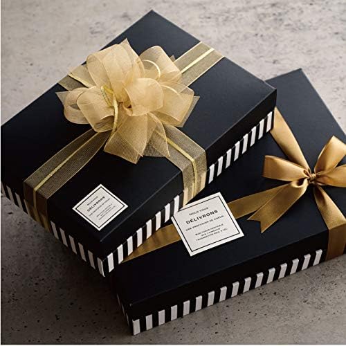 Heads Fierte Gift Box, Made in Japan, Black, 13.3 x 2.7 x 9.6 inches (33.8 x 6.8 x 24.4 cm), 10 Pieces image 4