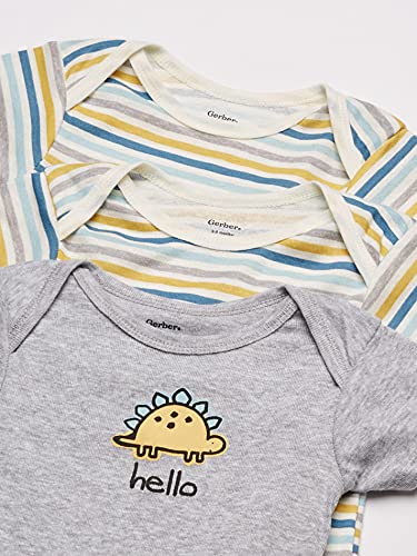 Image of Gerber unisex baby 8-pack Short Sleeve Onesies Bodysuits and Toddler T Shirt Set