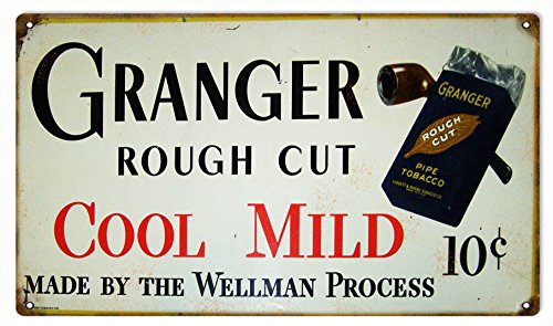 granger tobacco Amazon.com: Victory Vintage Signs Granger Rough Cut Cigar Tobacco Sign :  Home & Kitchen