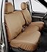 Covercraft Custom-Fit Rear-Second Seat Bench SeatSaver Seat Covers - Polycotton Fabric, Tan