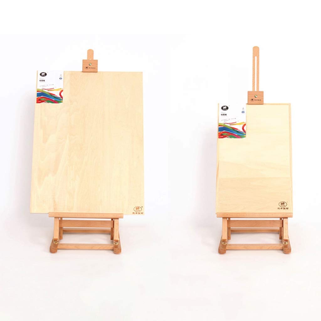 Chevalet d'affichage pour artiste d'art, chevalet portable en bois de hêtre, avec planche à dessin 4K, 8K, 27,5 x 32 x 102 cm