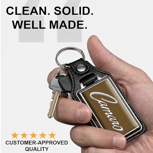 Image of Brotherhood Car Key Chain for Camaro - Classic Models Keychain for Men and Women Gift Key Ring - -