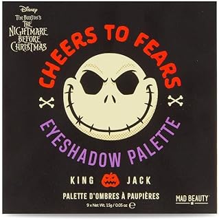 MAD BEAUTY. Palette D'ombres Jack Nightmare Before Christmas - Eye shadows Palette Jack