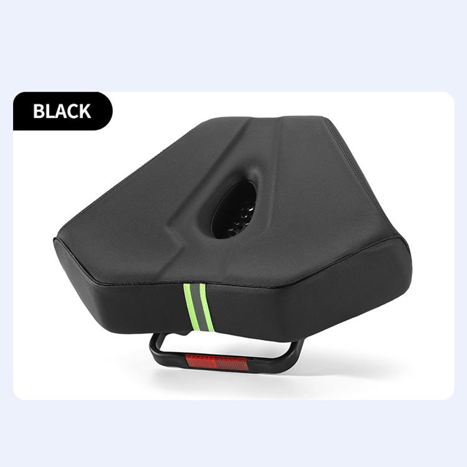 Sella per mountain bike - Sella per bicicletta ampia e confortevole, cuscino ergonomico che assorbe gli urti, accessori da ciclismo per uomini, donne, giovani ciclisti e viaggi