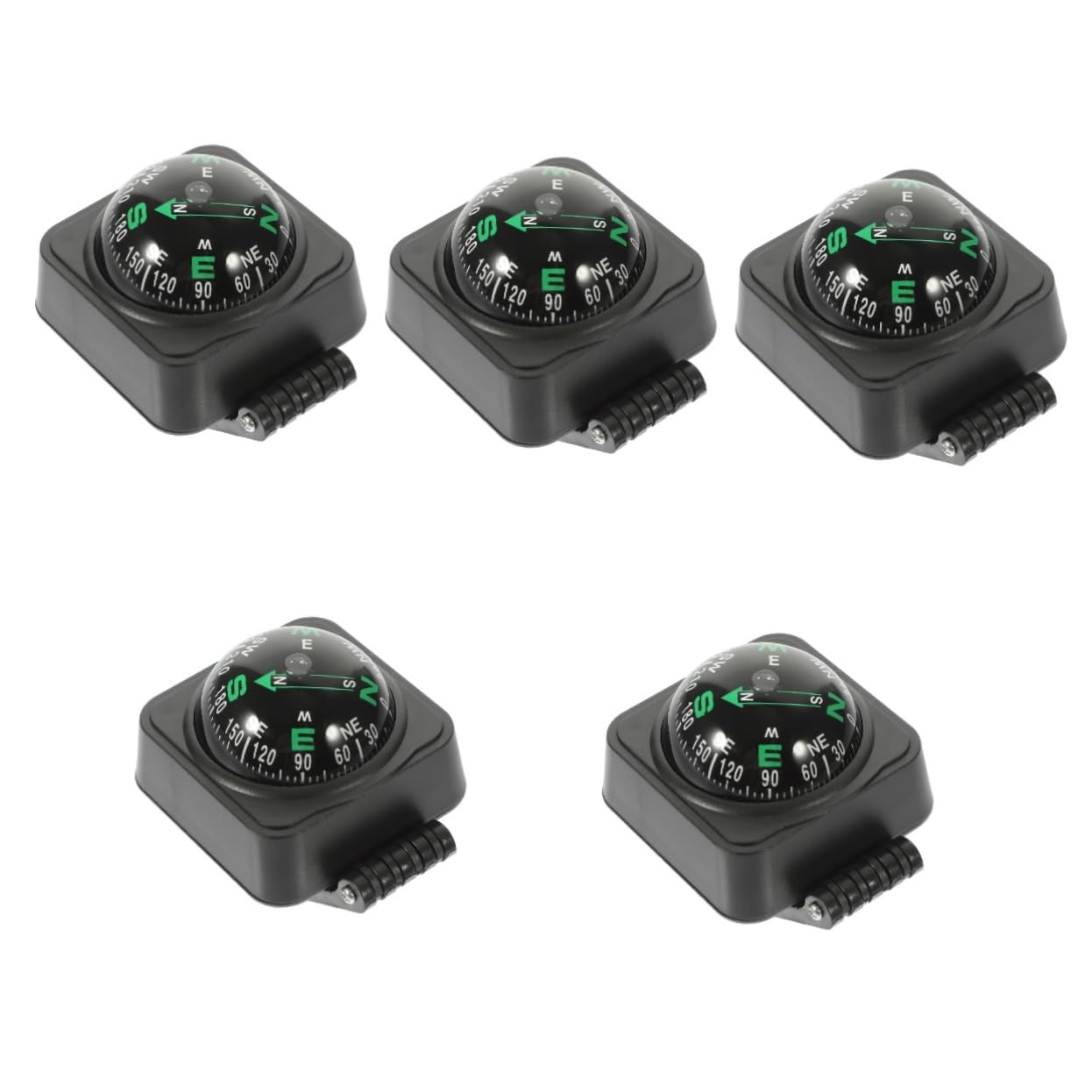 Gatuida 5piezas Brújula De Tablero para Automóvil Brújula Portátil para Navegación Vehículos Herramienta De Orientación para Viajes y Acampadas Diseño Moderno y Duradero para