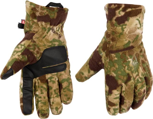 Kryptek Vellus Glove - Men's Sport Glove, Durable Outdoor Gear for Hunting, Fishing & Hiking, Breathable & Water-Resistant, Obskura Transitional - Large