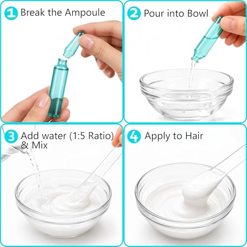 Image of keranano Serum To Hair Spa Ampoule for Instant Soft, Shiny & Smooth Hair | Deep Nourishing Hair Treatment for Dry, Frizzy & Damaged Hair | Water Activated Hair Spa Mask (5x25ml)
