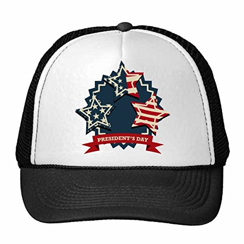 Casquette de baseball nylon enfants avec motif de fête américain réglable multicolore