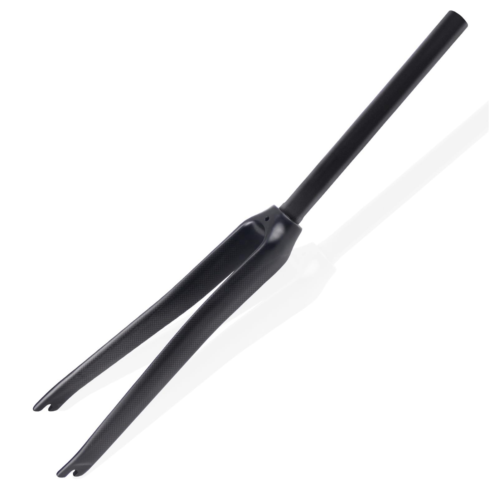 XGSUZNE 700C Carbon Fiber Road Bike Fork 1-1/8" Straight Tube Disc Brake Front Fork Lightweight Bike Forks QR 9X100mm