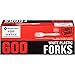 Daily Chef White Plastic Forks, 600 Count (Pack of 36)