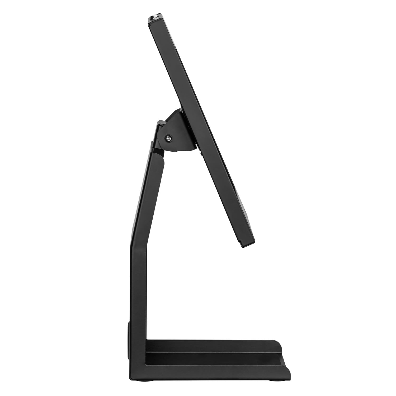 Maclean Soporte POS para Tableta de 9,7'' - 11'' e Impresora Fiscal | Carga máx.: 1 kg | Cerradura Antirrobo con Llave | Ajuste de Inclinación, Ajuste de Rotación | MC-336