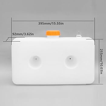 Inscrip Plastic Fuel Oil Petrol Tank, 2.5L Capacity Gasoline Oil Barrel, Portable Fuel Tank Petrol Oil Storage For Car Truck Boat, Caravan, Heating Oil Petrol Tank, Heating Accessories