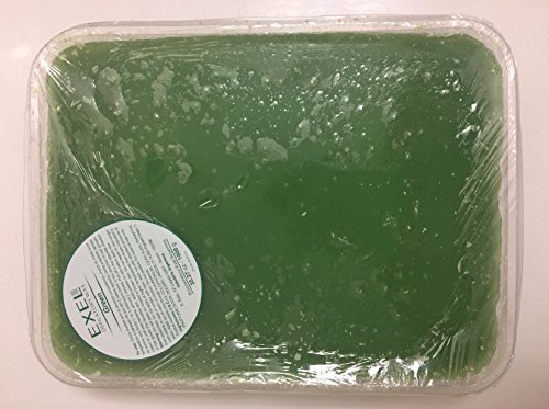 EXEL WAX DEPILATRRY HARD WAX, Green Vegetable Wax, 35.27oz (1000 grams)