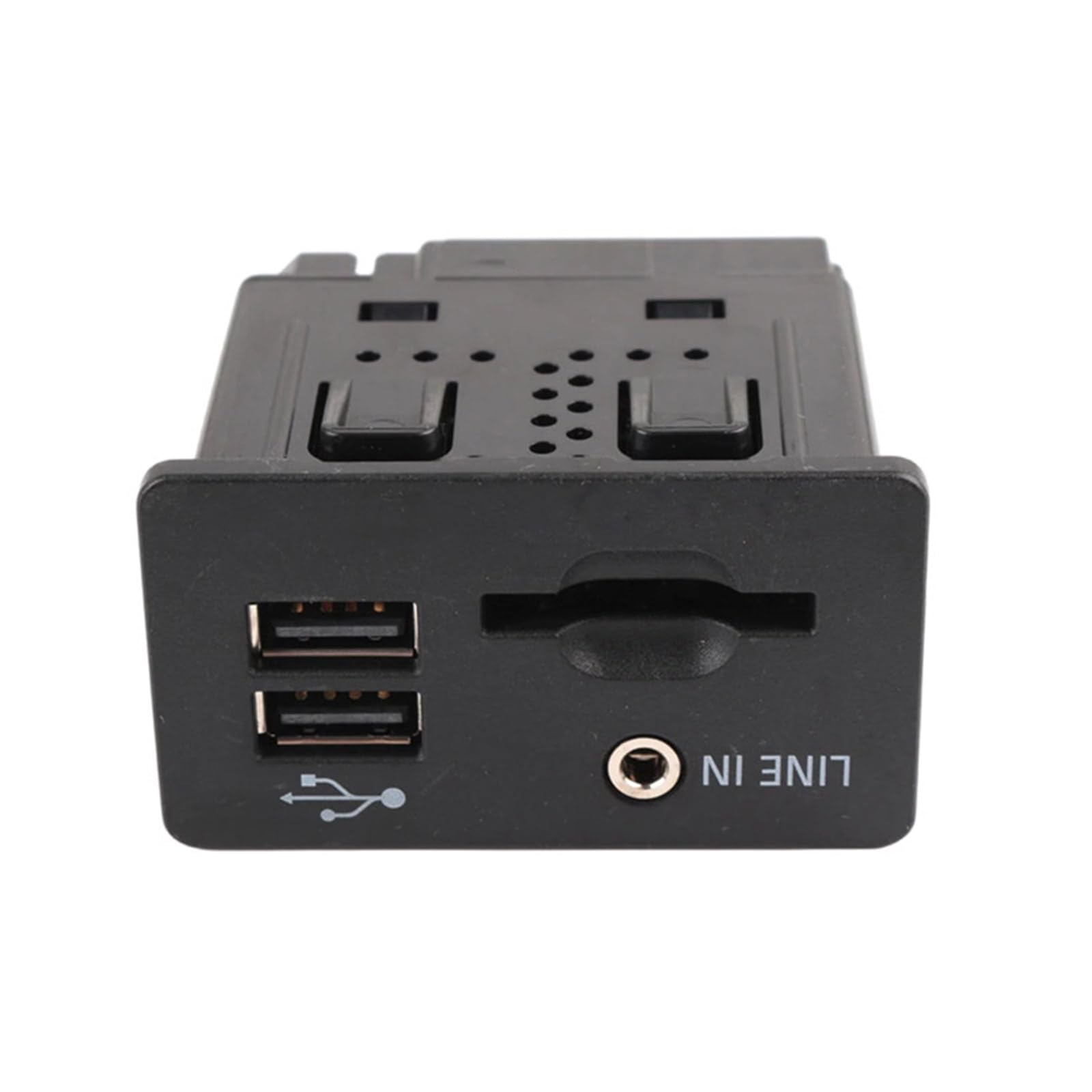 Interfaces de sonido fáciles de instalar con lector de tarjetas, actualizaciones para entusiastas de la música, puerto USB de repuesto para consola de coche, adaptador USB