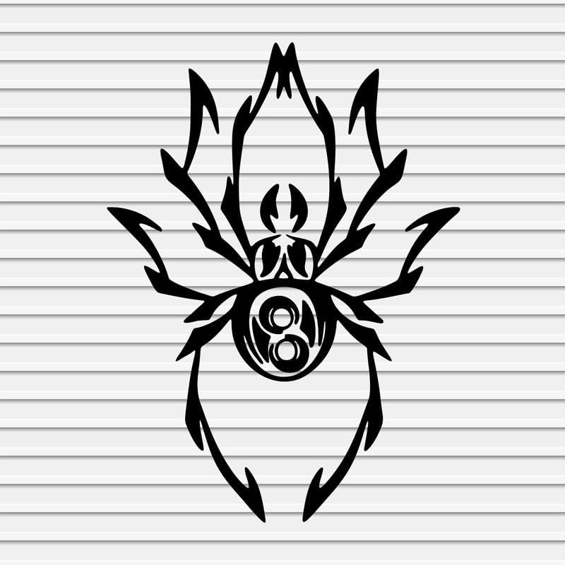 Calcomanías de vinilo de araña para paredes, ventana de coche, laptop, vaso, tienda, cafetería, bar, niñas, niños, decoración de habitación de red,