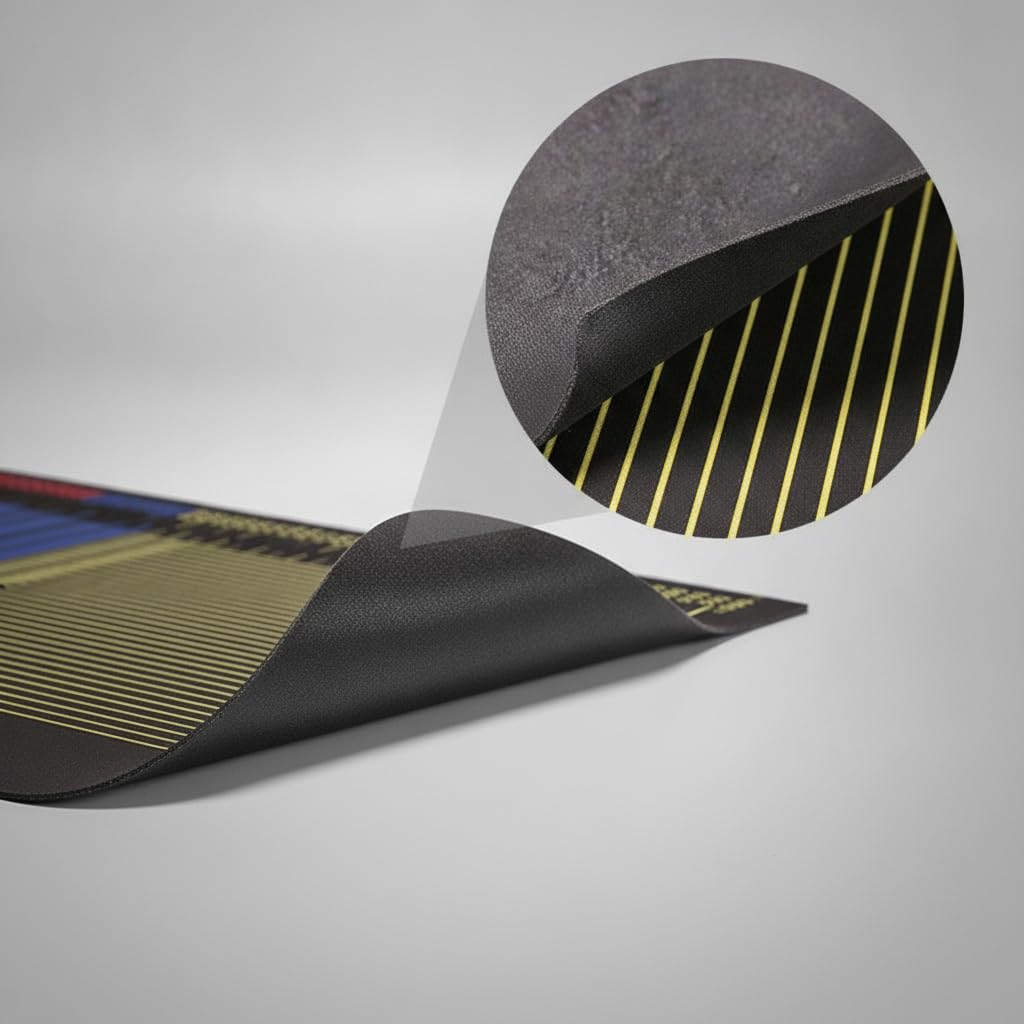 Tappeto Salto in Lungo Antiscivolo Gomma, Superficie gommata, Tappeto leggera, Competizioni giovanili, Per preparatori, style to 3