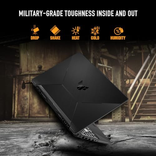 ASUS TUF Gaming A15 Gaming Laptop, 15.6” FHD 144Hz Display, NVIDIA GeForce RTX 3050, AMD Ryzen 5 7535HS, 8GB DDR5, 512GB PCIe Gen4 NVMe SSD, Wi-Fi 6, Windows 11, FA506NC-ES51 - Thumbnail 3