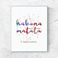 Algopix Similar Product 19 - The Hakuna Matata Watercolor Nursery