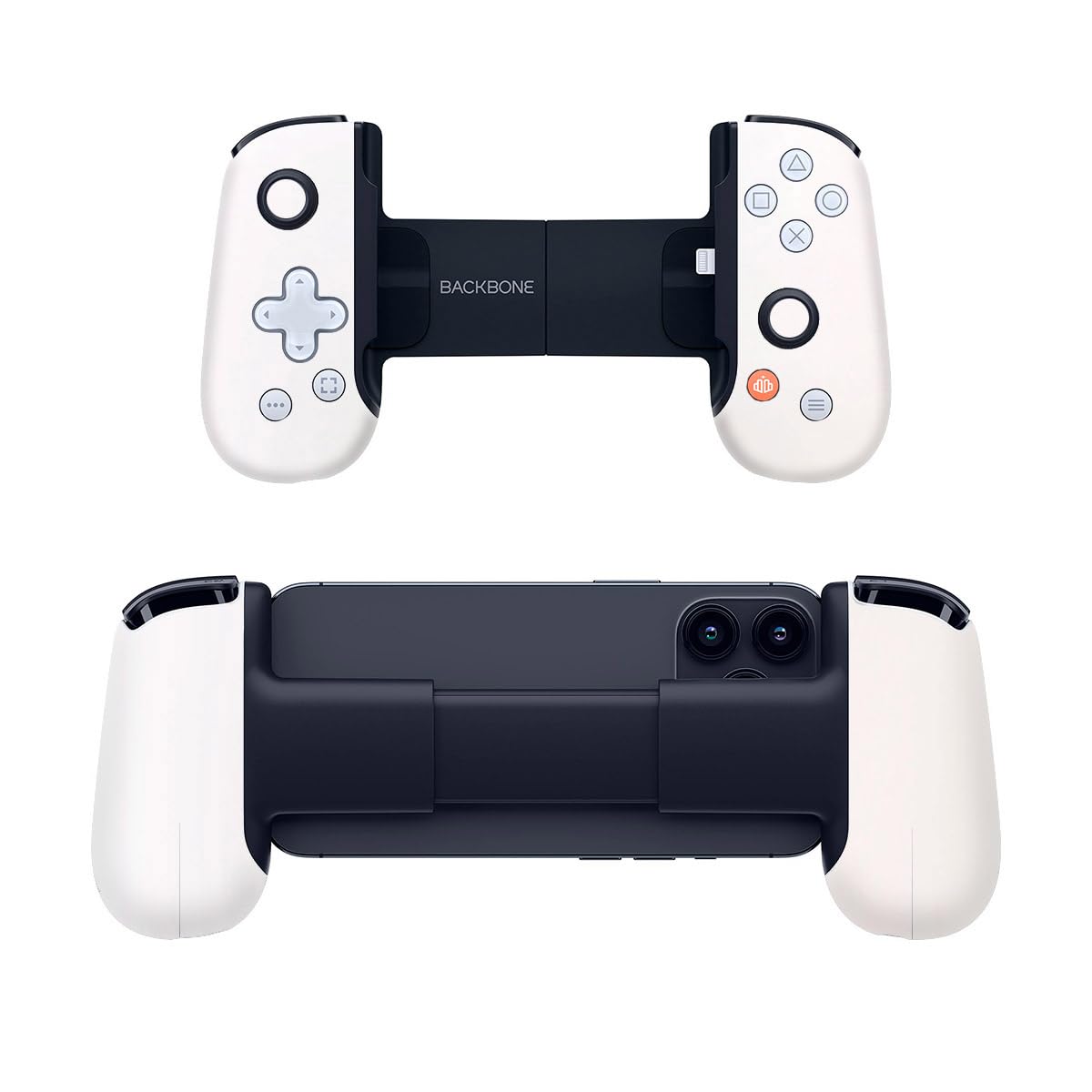 SopiGuard Sticker Skin for Backbone One Controller Full Body Wrap (Satin Pearl White)