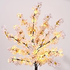White Cherry Blossom With Tree Led Light