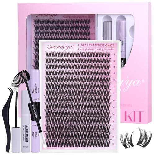 Geeneiya FLORA Lashes Clusters Kit