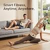ABS Stimulator with Heating Function, Ab Stimulator Muscle Toner for Men & Women, Adjustable Modes & Intensity, Type-C Rechargeable, Gift for Home Workout & Body Training