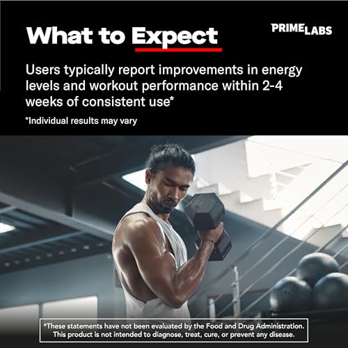 Image of Prime Labs Testosterone Supplement for Men (2-Pack) - Stamina, Endurance, Energy, & Strength - Men's Testosterone Booster & Workout Supplement - 120 Caplets